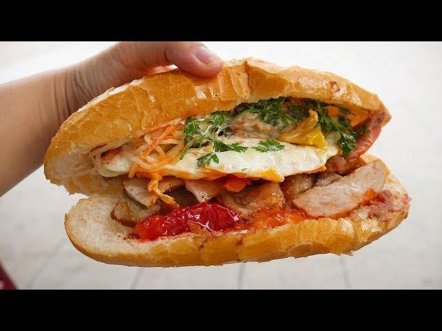 $1 BANH MI Vietnam Street Food | Cheap VIETNAMESE FOOD in Hanoi, Vietnam