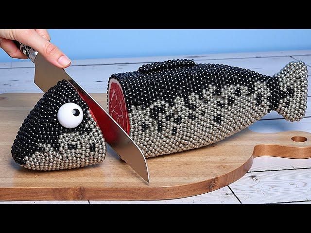 Best of Magnetic Balls Food Compilation | Salmon Fish Stop Motion Cooking