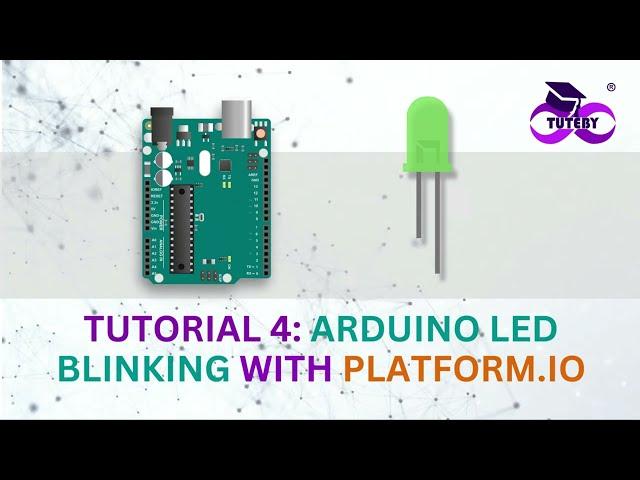 Arduino LED Blinking code with Platform IO | Real-world example #4