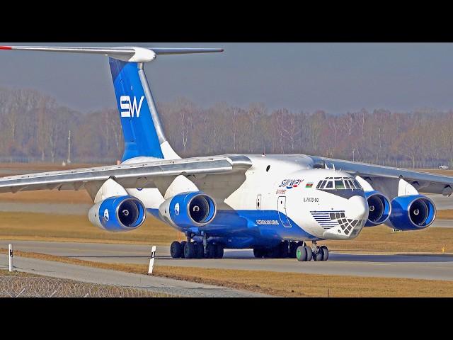 4 ENGINE AIRCRAFT HIGHLIGHTS Rare & Special Aircraft IL-76, C-5M, AN124, A340, A380, B747, A400M