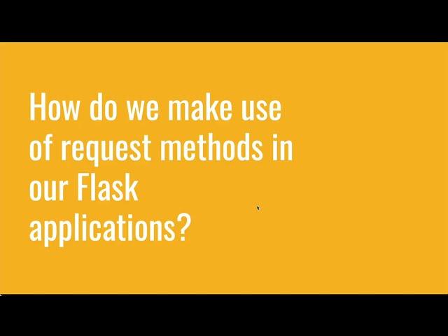 CS1520 Lecture 12: Using HTTP Parameters in Flask in get and post requests