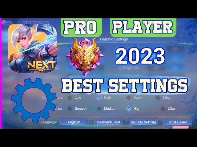 Mobile Legends Best Settings 2023