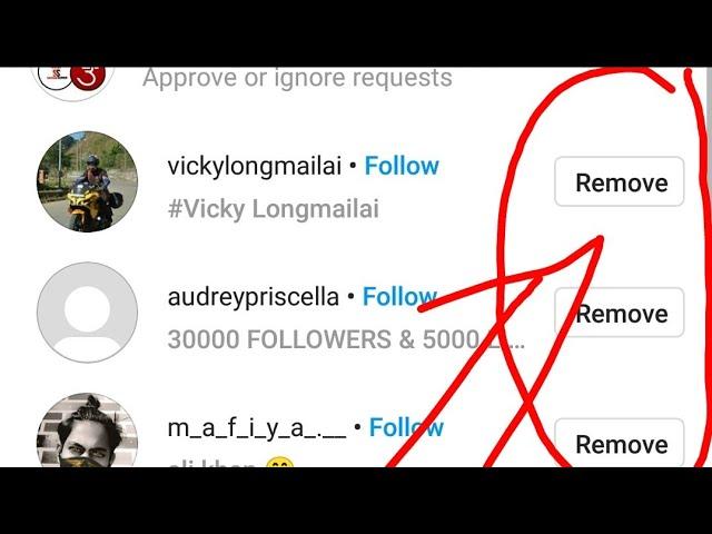 How to remove & delete followers on Instagram