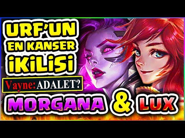 URF'UN EN KANSER İKİLİSİNİ YAPTIK!! MORGANA & LUX BOT PRE YAPTIK RAKİP ÇILDIRDI!!!