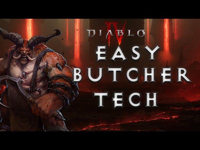 Learn this BUTCHER TECH NOW Kill the Butcher D4 | Diablo 4 Necromancer