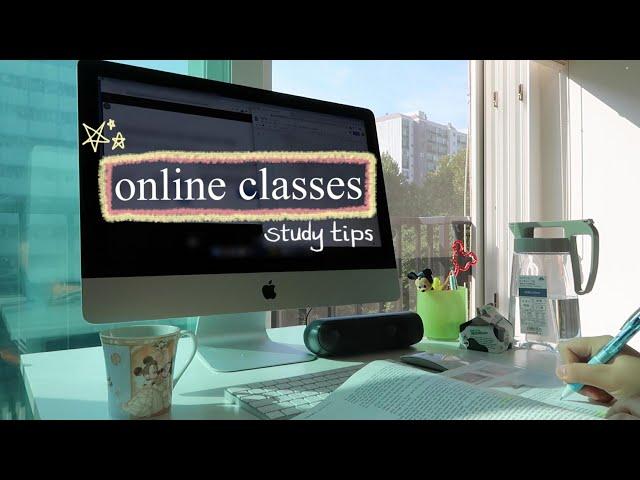 study tips for online school  