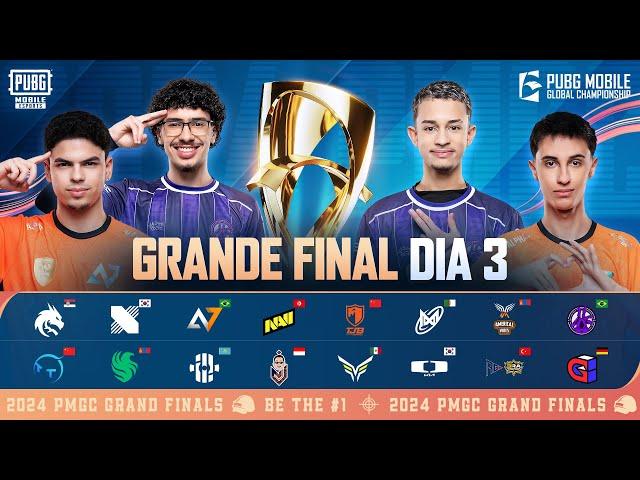 [PT-BR] PMGC League 2024| Grande Final Dia 3 | PUBG MOBILE Global Championship