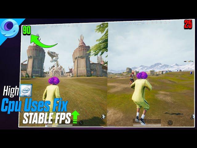 How Fix GameLoop High Cpu Uses And Low Graphic Card Uses | Stable FPS | Smooth Gameplay 