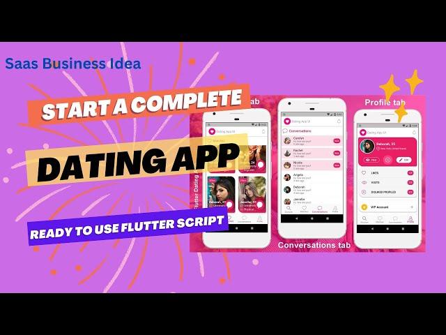 Start a Dating App SaaS Business | Complete Dating Flutter App for Android & iOS with Admin Panel