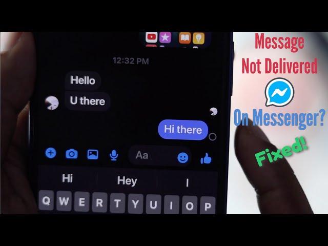 How to Fix: Message Failed To Send iPhone [FB Messenger Delivered Problem]