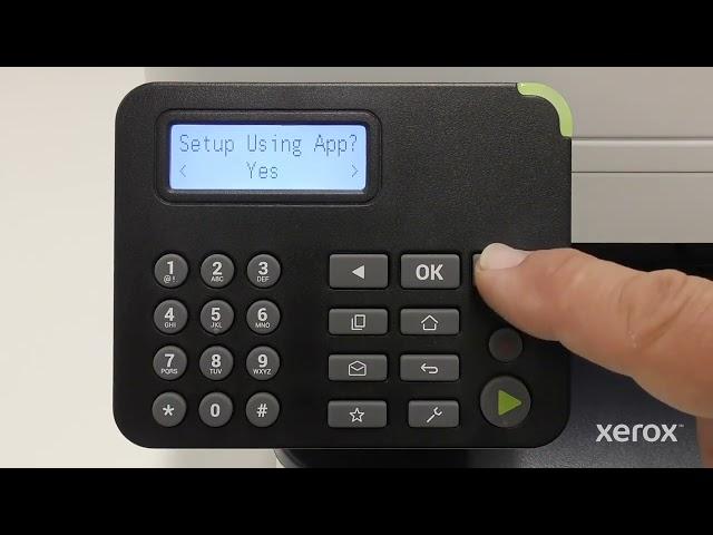 Xerox® B225 Multifunction Printer Power On and Wi-Fi Setup