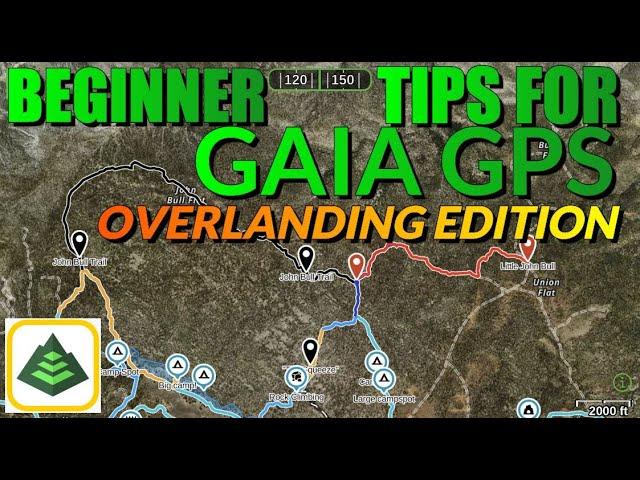 Beginner tips for Gaia GPS (Overlanding & Apple Car Play)