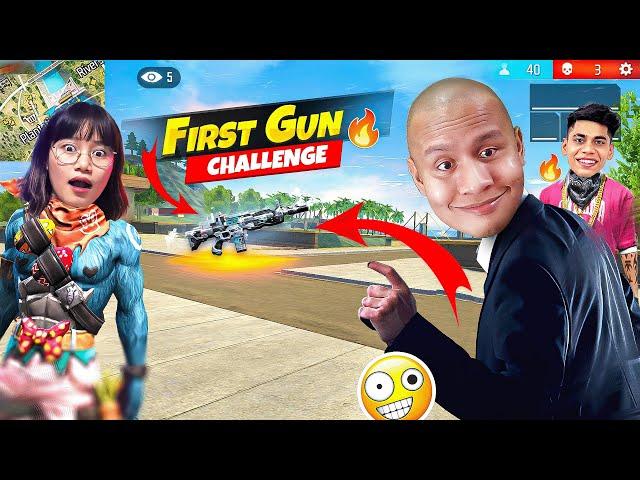 First Gun Challenge with Sooneeta &  UG Ayush  Tonde Gamer