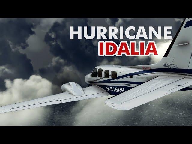 Flying Directly Into Hurricane Idalia