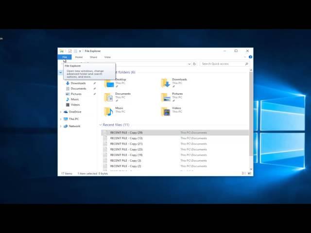 How to Clear Your File Explorer “Recent Files” History in Windows