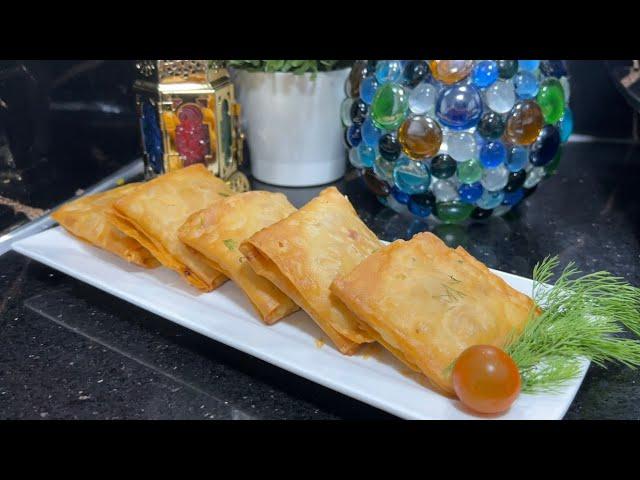 Crispy Tandoori Chicken Pocket Recipe | Chicken Samosa Patties.