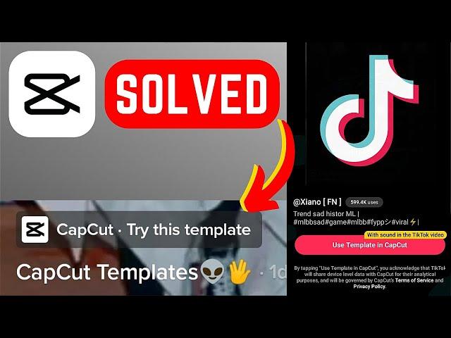 How to Fix CapCut Template Not Showing in TikTok | CapCut Template Not Showing (2025)