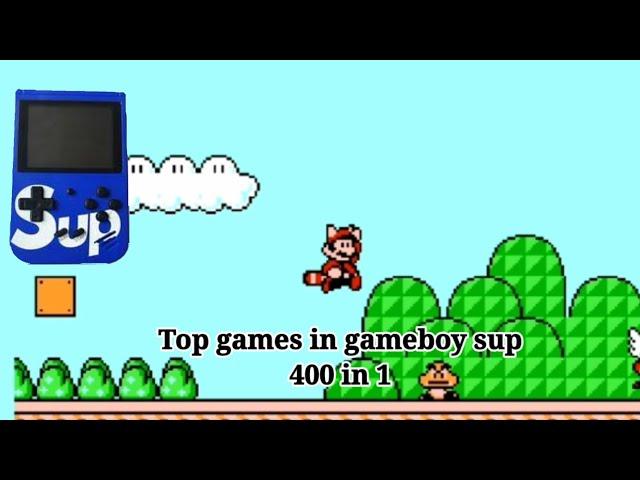 Top 10 games in sup gameboy 400 in 1