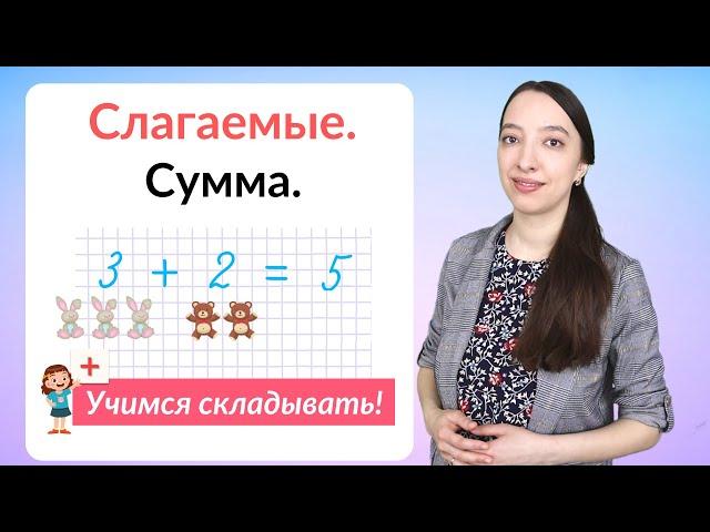 Слагаемые. Сумма. Математика 1 класс