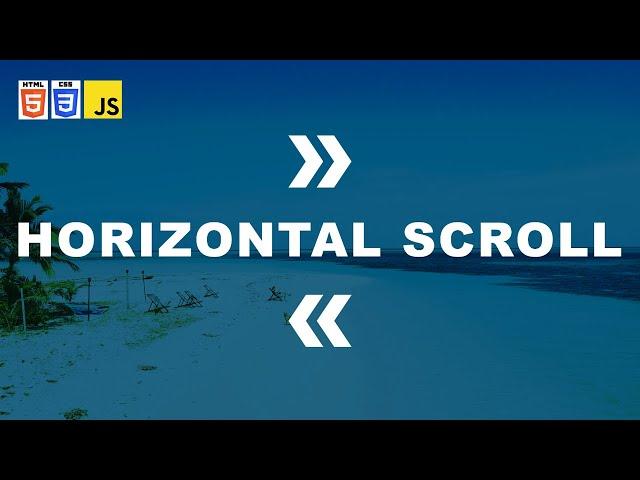 Horizontal Page Scroll Animation With GSAP.js | Website Horizontal Scroll Animation