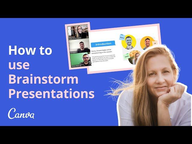 How to BRAINSTORM with your Remote Team | Canva Tutorial 2021