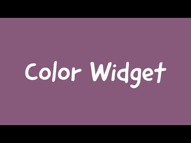 56. Widget Color In Odoo || Color Field In Odoo | Odoo 15 Development Tips and Tricks | Odoo Widgets