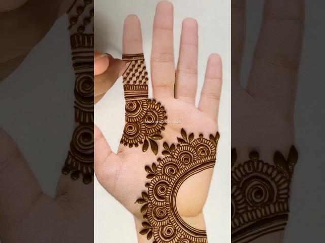 Easy mehndi design #mehndi #shorts #easymehndi #simplemehndidesign