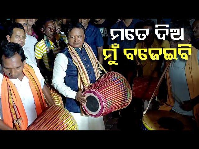 Chief Minister Mohan Majhi Lights Up the Celebration with Sweets and Drinks in Keonjhar