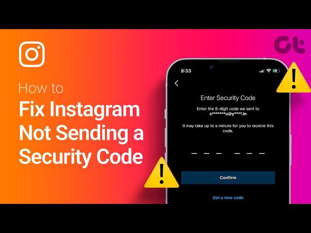 How to Fix Instagram Not Sending a Security Code