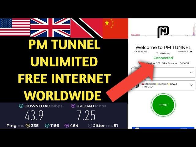 Free internet Unlimited PM tunnel VPN working configuration best free VPN