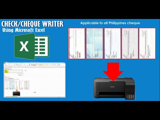 Check/Cheque Writer Using Microsoft Excel