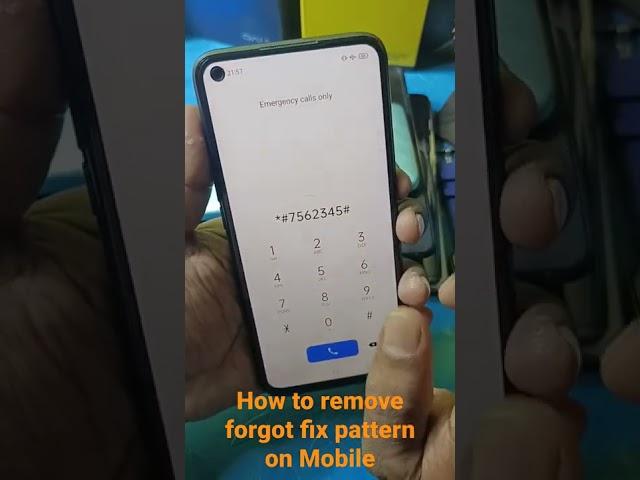 #shorts Unlock Any Xiaomi/Redmi/Mi/POCO Pattern Lock Without Data Loss | realme ka lock tode