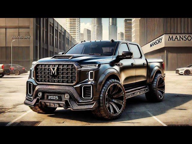 The 2025 MANSORY Pickup is presented - the first look! The most powerful PICKUP!