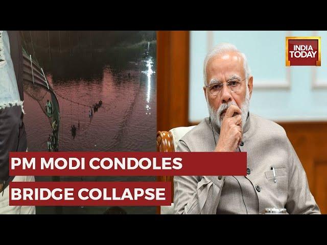 Many Injured As Bridge Collapses In Gujarat's Morbi, PM Modi Takes Stock Of Situation