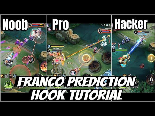 FRANCO PREDICTION HOOK TUTORIAL 2023 (Learn all this in 5 Minutes) | MOBILE LEGEND BANG BANG |