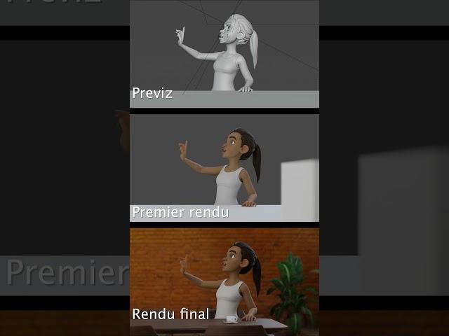 Rendu final animation Blender  #3d #blender #animation #blender3d #cinematic