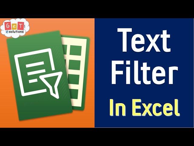 Text Filter in Excel | Excel advanced filter contains text