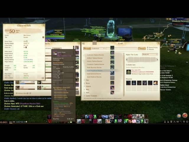 ArcheAge level 50 Gearing, Crafting Gear, Regrading, Tempering and Socket Guide / Explained