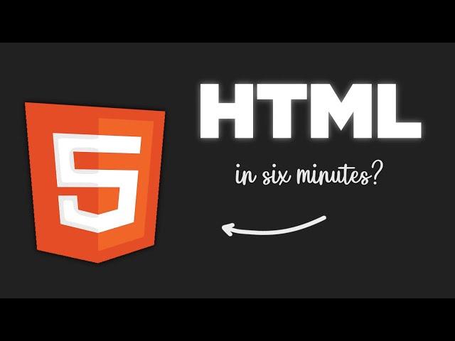 Learn HTML fast | (simple & easy)