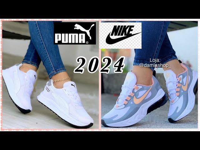 TENIS DE MODA 2024 MUJER/TENIS DE MARCAS ORIGINALES PUMA Y NIKE 2024 tendencias deportivas