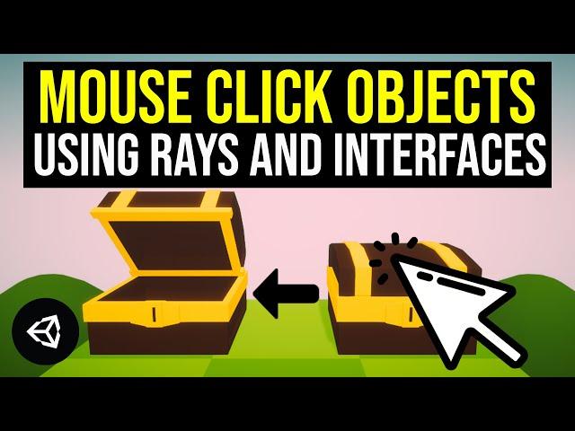Get Object from Mouse Click and Call Functions through Interface 2D & 3D - Unity Tutorial