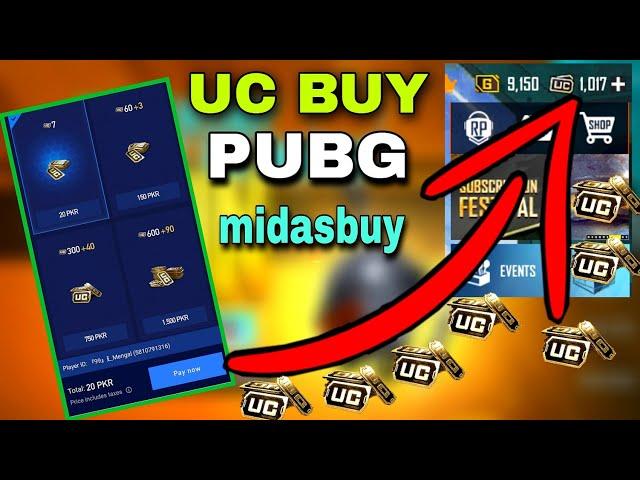 HOW TO BUY PUBG MOBILE UC | EASYPAISA | JAZZCASH | MIDASBUY PUBG UC IN PAKISTAN