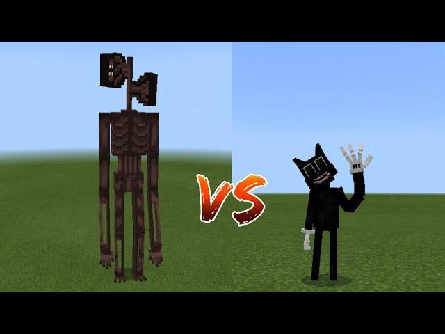 Siren Head Vs Cartoon Cat - Minecraft Addons