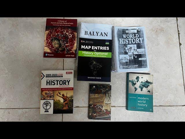 History Optional Booklist/ Self study & How to start ?