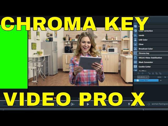 Chroma Key in Video Pro X - Magix