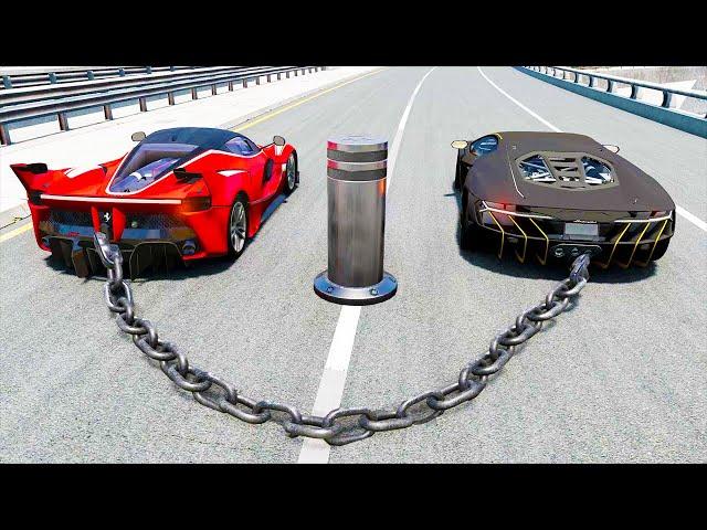 Satisfying Car Crash Game HIGH SPEED JUMPS #2 BeamNG Drive