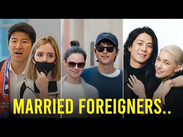 KOREAN CELEBRITIES WHO MARRIED FOREIGNERS