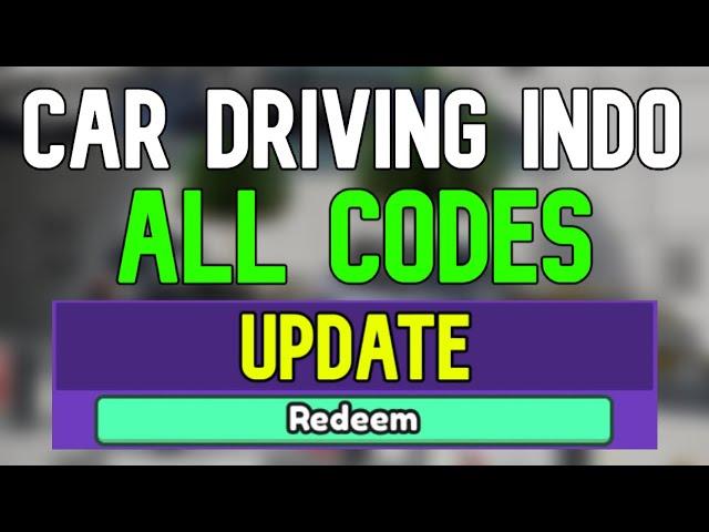New Car Driving Indonesia Codes | Roblox CDID Codes (April 2024)