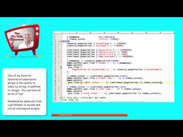 COL9: Working with String-indexed Associative Arrays