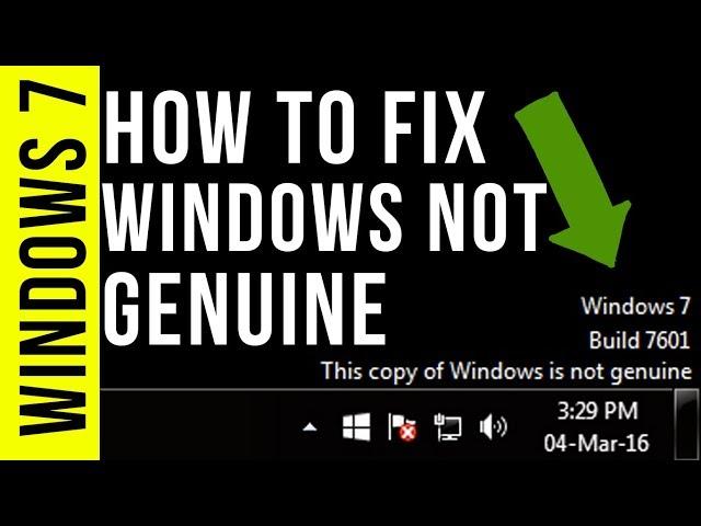 How to Fix Windows is Not Genuine | Remove Build 7601/7600 | 100% Working Windows 7/8/10 | 2023